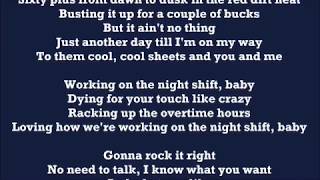 Night Shift  Jon Pardi Lyrics [upl. by Anewor956]