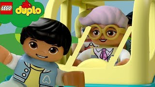 LEGO DUPLO  Wheels On The Bus  Learning For Toddlers  Nursery Rhymes  Cartoons and Kids Songs [upl. by Quinton]