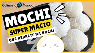 Como Fazer Mochi  Culinária do Mundo [upl. by Arolf]