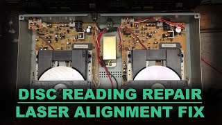 Fixing A CD Player That Doesnt Read Discs  Laser Power Adjustment Tweak  Repair Guide [upl. by Angil]