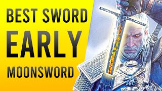 Witcher 3 Best Sword EARLY Location – The MoonBlade Silver Sword Relic Starter Guide [upl. by Ahsar538]