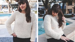 Simple Knit Sweater  start to finish [upl. by Perren]