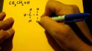 Lewis Dot Structure of CH3CH2OH Ethanol [upl. by Ketchan]