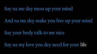 Essence  WizKid ft Tems karaoke version [upl. by Mariand]