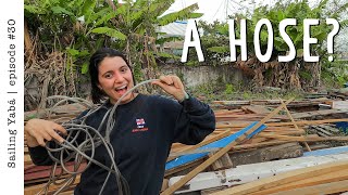 Brazilian shipwrights using UNEXPECTED tools — Sailing Yabá 30 [upl. by Derrick807]