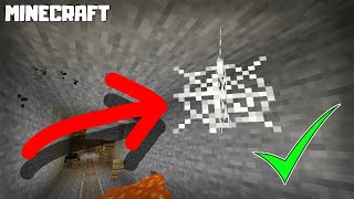 MINECRAFT  How to Get COBWEBS 1164 [upl. by Anibas]