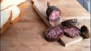 How to make BEEF ITALIAN SALAMI at home [upl. by Haidadej]