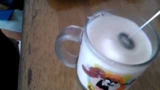 Aerolatte Review Frothing Cold Milk In Under 1 Minute [upl. by Ylevol794]