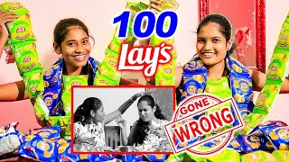 100 Lays eating challenge ❌ Gone Wrong 🚫 Chattambees [upl. by Samson421]